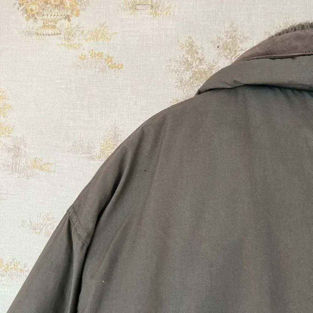 Vintage 80s Olive Drab Bomber Jacket | Aviator | Men's 2XLT